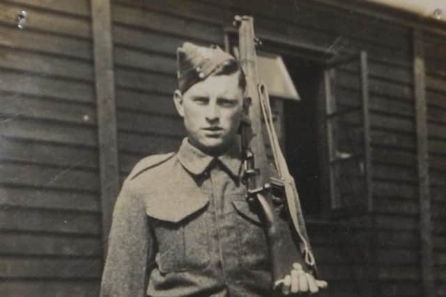 Tom Willard who served in the Army for four years between 1941-1945.