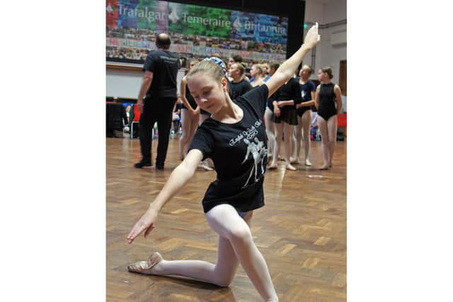 Megan Beynon (12) lives in Gosport and will be appearing in Cinderella in Hollywood at the Kings Theatre in November. Picture by Ben Garner