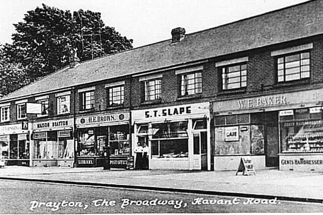 Drayton Broadway, Havant Road, believed to be in the mid-1950s. Picture: Mick Cooper collection.