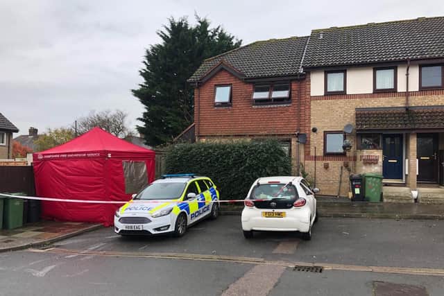 Hampshire Constabulary and Hampshire Fire and Rescue Service have launched an arson probe after a fire at a property in Tunstall Road, Paulsgrove, Portsmouth, on November 14. Picture: Annie Lewis