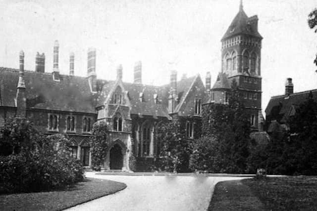 The rear of Leigh Park House Picture: Mick Cooper postcard collection.