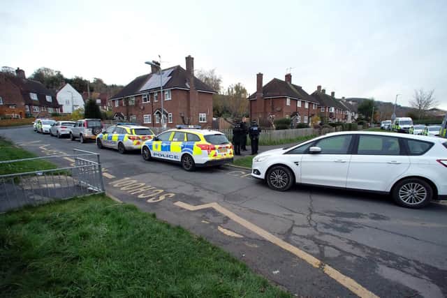 Body found in Lewes park. Picture: Peter Cripps