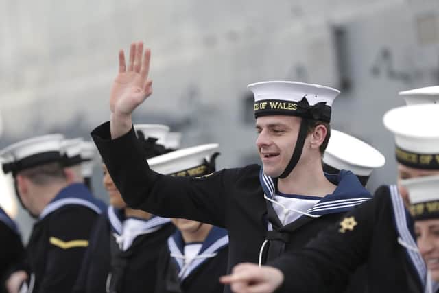 HMS Prince of Wales arrives into Portsmouth. Picture: Royal Navy