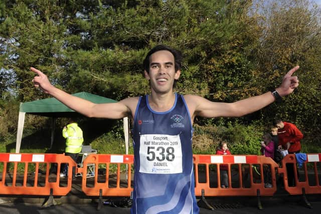 Gosport Half Marathon winner Tim Eckersley