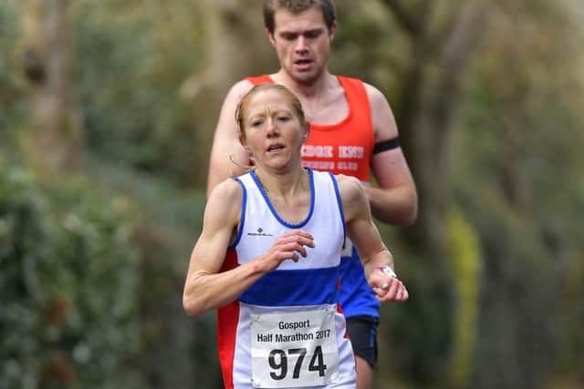 Emma Jolley will be one of the favourites for Hayling glory after her superb Gosport Half Marathon. Picture: Neil Marshall
