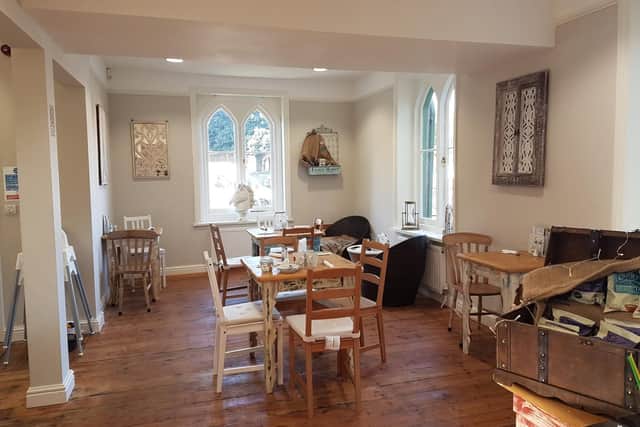 Simple elegance at Cafe in the Park, the former Arts Lodge in Victoria Park, Portsmouth