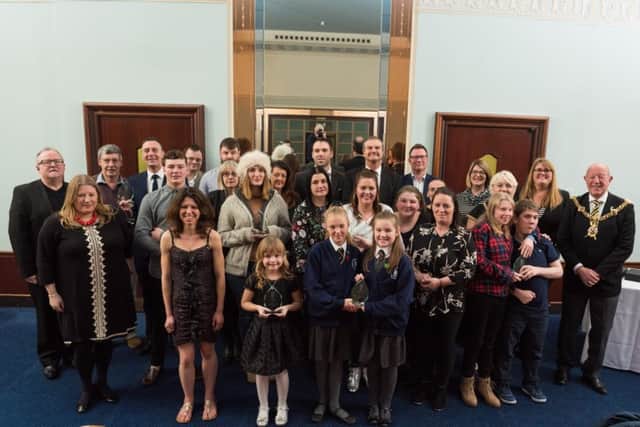 The News We Can Do It award winners 2017 pictured at the awards ceremony in the Lord Mayor's Parlour at Portsmouth Guildhall Picture:Vernon Nash