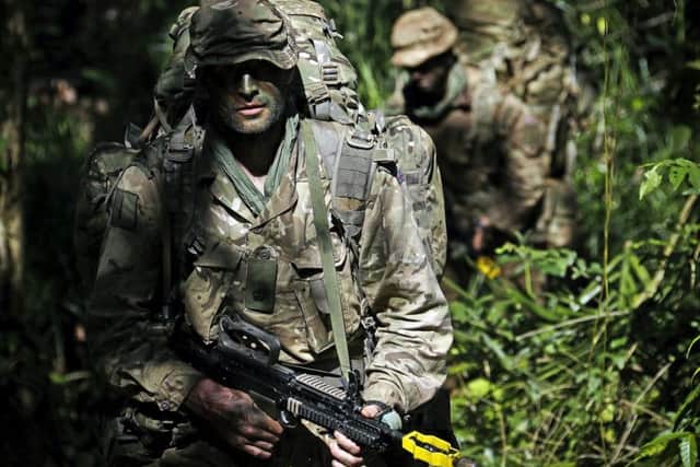 Royal Marines fro 40 Commando during an exercise in Belize. Photo: MoD