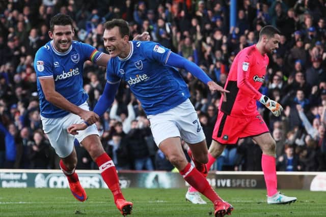 Kal Naismith celebrates his goal. Picture: Joe Pepler