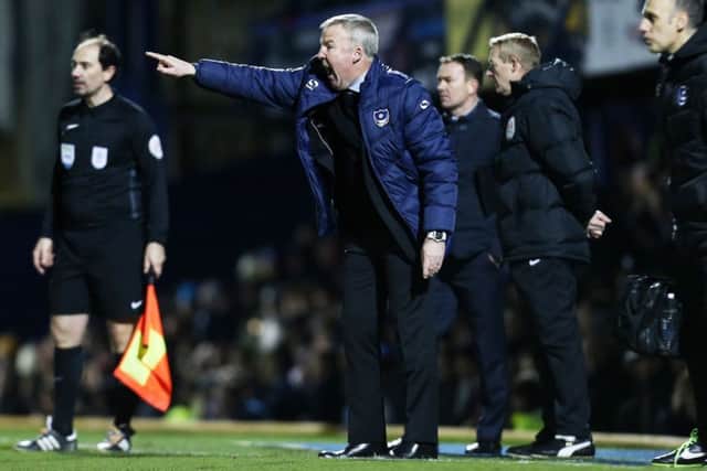 Pompey boss Kenny Jackett. Picture: Joe Pepler