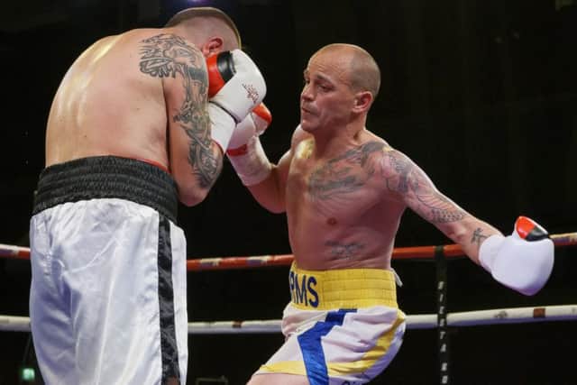 Dave Birmingham in action against Antonio Horvatic. Picture: Neil Marshall (1713340-257)