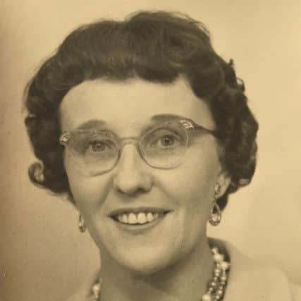 Gladys Winkworth in her youth