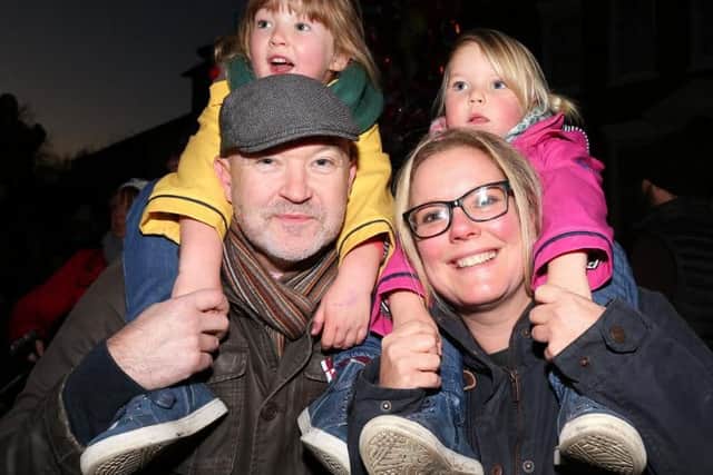 Families enjoyed the event