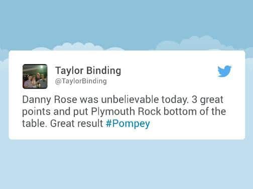 Fans praised Pompey after the 1-0 win over Plymouth Argyle