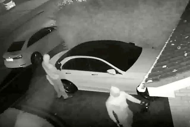 The robbers caught on CCTV
