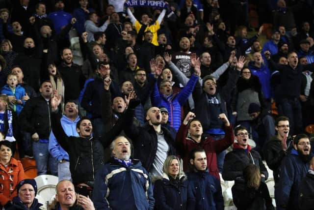Pompey will take just under 3,000 fans to The Valley next month
