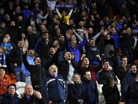 Pompey will take just under 3,000 fans to The Valley next month