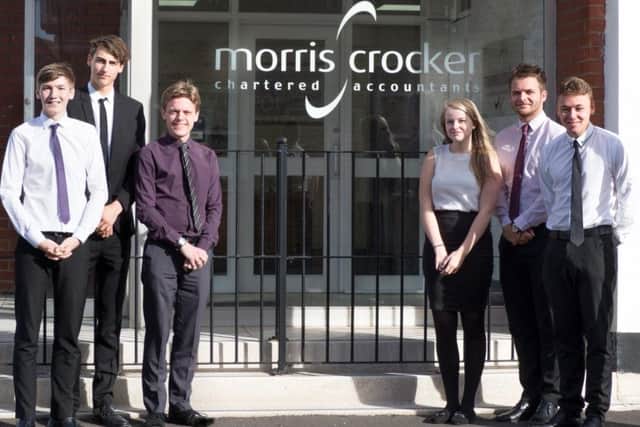 The new apprentices at Morris Crocker