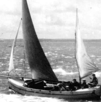 The popular and well known Royal Arthur sailing boat, used by the Portsmouth Sea Scouts.