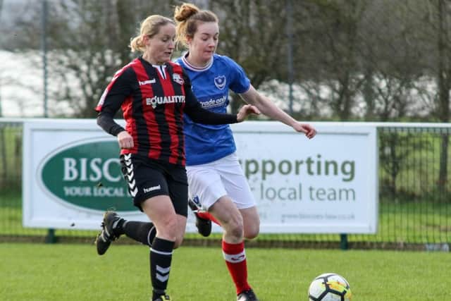 Samantha Quayle scored twice against Lewes. Picture: Jordan Hampton