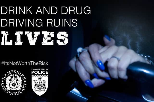 A poster for Hampshire Police's Operation Holly