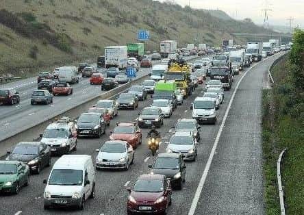 Drivers should be expecting delays on the M27 this morning