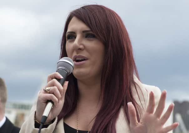 File photo of the deputy leader of far-right group Britain First Jayda Fransen. Picture: Ben Stevens/PA Wire