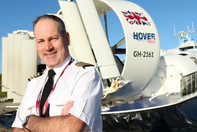 Hovercraft pilot Steve Attrill