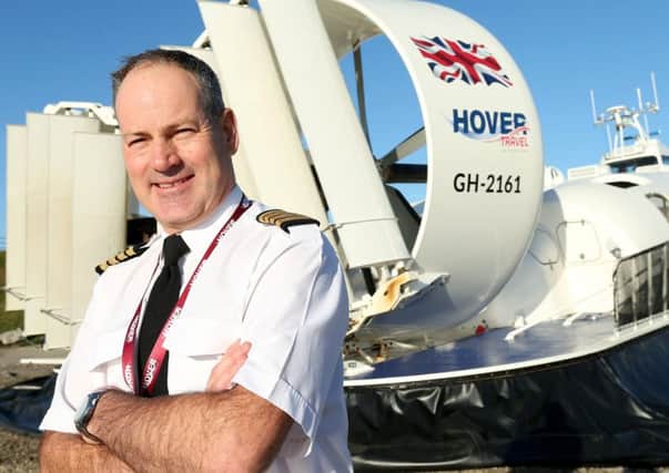 Hovercraft pilot Steve Attrill