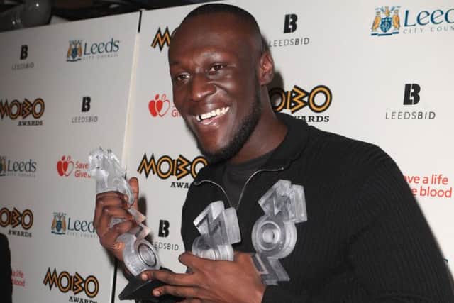 Stormzy wason song at the Mobo Awards