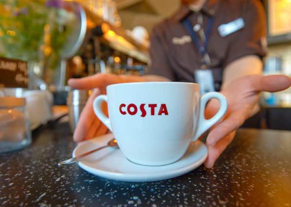 Costa are giving out free coffees in Portsmouth today