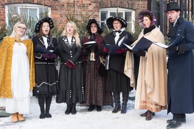 Victorian Carol Singers at the festival of Christmas     Picture: Keith Woodland