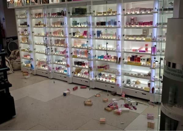 The burgled Boots store in Commercial Road. Pictures: CPS Wessex