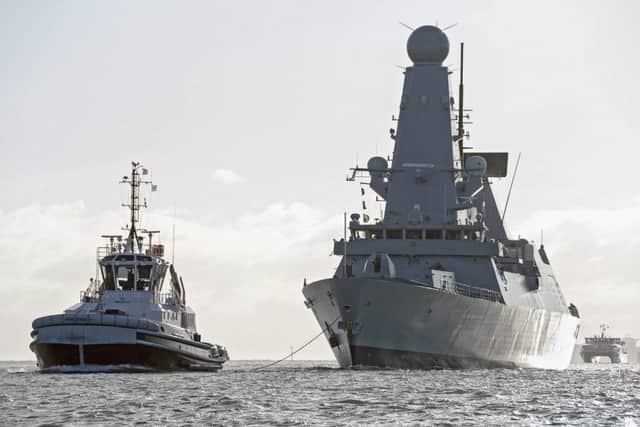 HMS Diamond returns to Portsmouth on December 1. Picture: AB Belinda Alker
