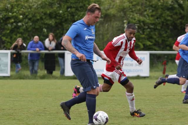 Shane Cornish scored and was sent off for Baffins Milton Rovers in their FA Vase defeat.
