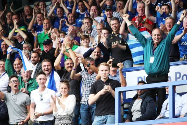 Pompey fans will be out in force for Saturday's trip to Charlton Picture: Joe Pepler
