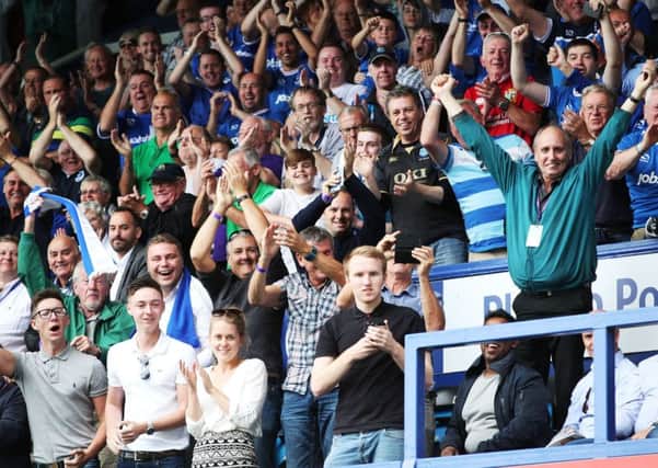 Pompey fans will be out in force for Saturday's trip to Charlton Picture: Joe Pepler