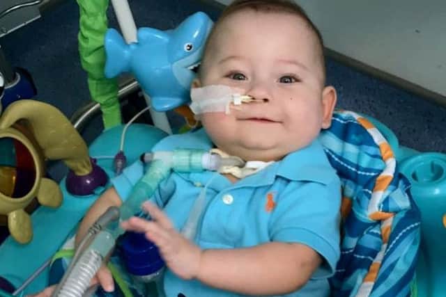 Max Olivares celebrates his first birthday today