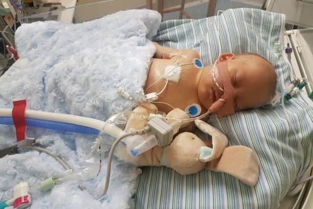 Little max Olivares in hospital