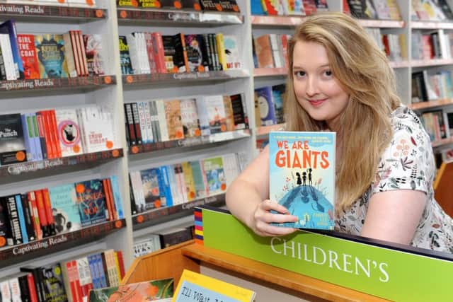 Amber Lee Dodd from Portsmouth, who used to work at Blackwells at the University of Portsmouth, launched her debut novel We Are Giants there last year Picture: Sarah Standing (160532-8758)