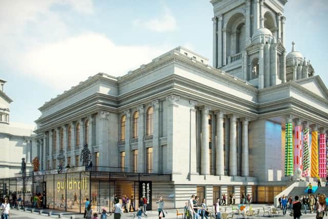 A computer generated image of the Portsmouth Cutlural Trust's plans for the Guildhall as part of its Renaissance scheme     Pictures by Hemingway Design