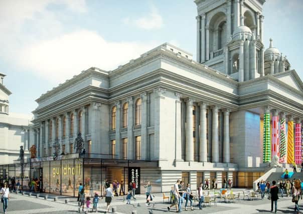 A computer generated image of the Portsmouth Cutlural Trust's plans for the Guildhall as part of its Renaissance scheme     
Pictures by Hemingway Design