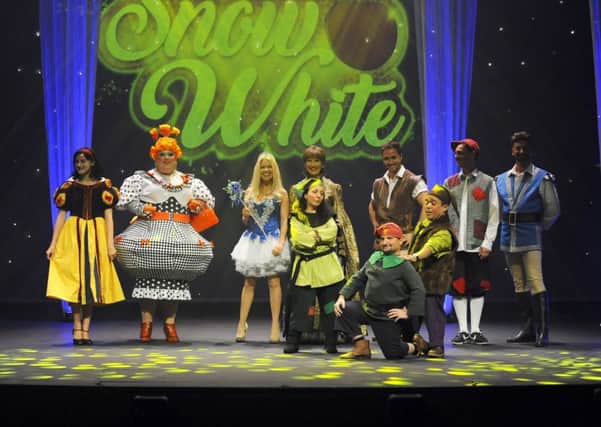 The cast of Snow White       Picture: Malcolm Wells