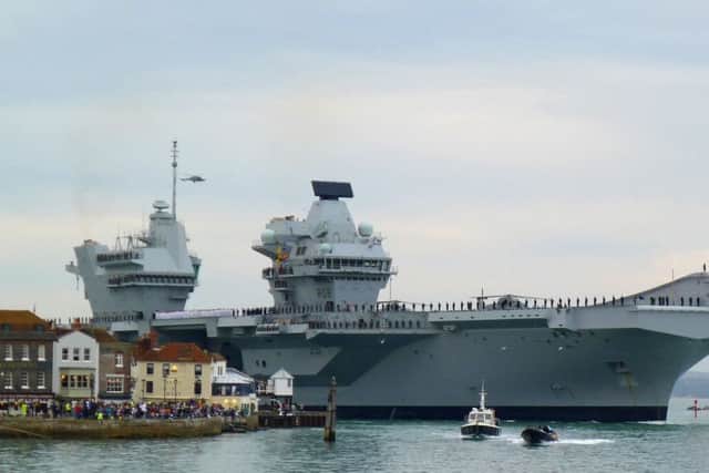 HMS Queen Elizabeth Picture: Lee Marshfield