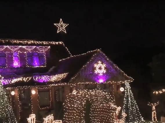 Houses across the country are sporting Christmas lights