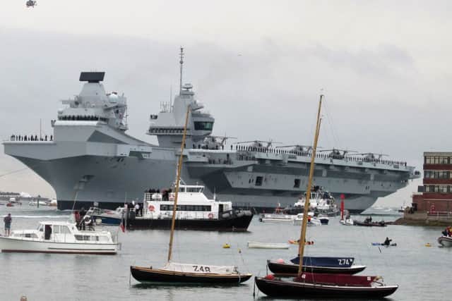 HMS Queen Elizabeth Picture: Nigel Foster