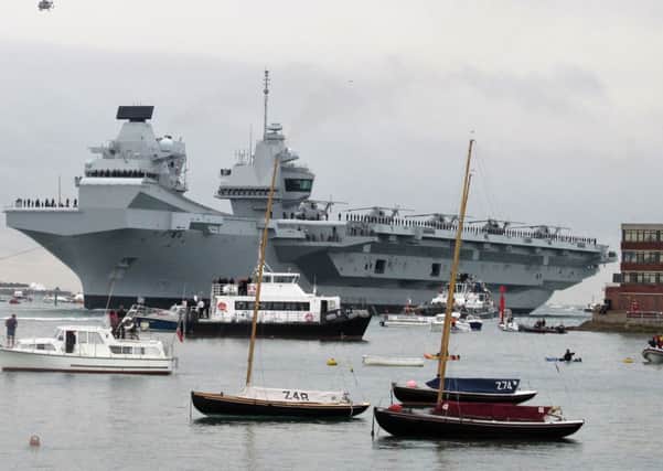 HMS Queen Elizabeth Picture: Nigel Foster