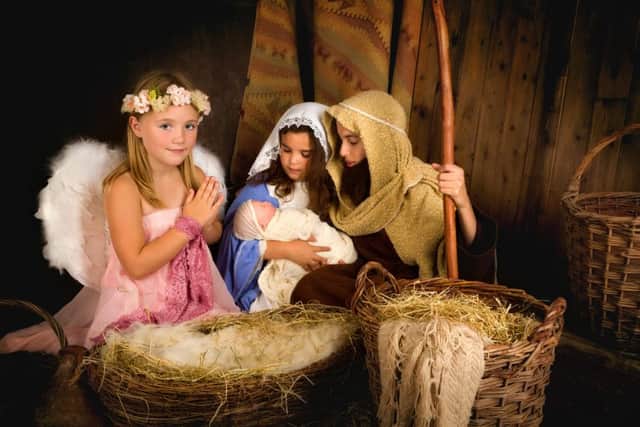 Cowplain Evangelical Church is putting on an interactive nativity tour (Posed by models)