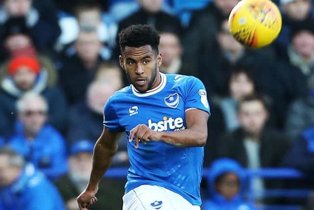 Pompey defender Nathan Thompson Picture: Joe Pepler