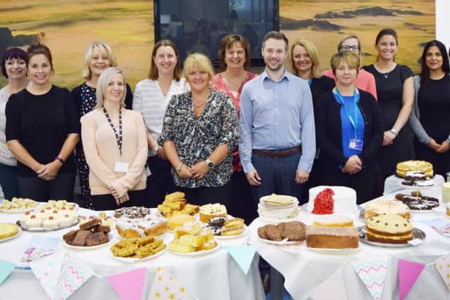 Some of the Co-op team at Lakeside in Portsmouth